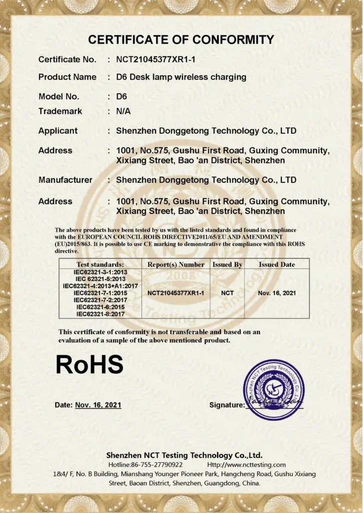 d6 rohs